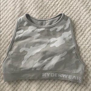 Camo Seamless Sports Crop Top